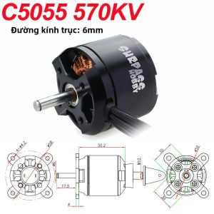 Động Cơ Không Chổi Than Surpass Hobby Dành Cho Máy Bay RC Đa Rôto Trực Thăng - C5055 5065 6354 335KV 435KV 570KV 760KV - Phụ Tùng Máy Bay Tự Chế