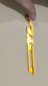 2PCS LOGO EMBLEM MIO 3D TIMBUL SEPASANG KUALITAS TOP