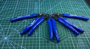 Kìm cắt chân linh kiện điện tử vỏ dây điện thép đồng bấm cáp mạng đa năng Plato Gundam 170 kềm kiềm cắt part linh kiện