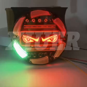 LED Strobe Lights for Tow Trucks Construction Vehicles Surface Mount Emergency Hazard Beacon Safety Warning Lamps Flashing 12-24V Grille Head for Car Accessories