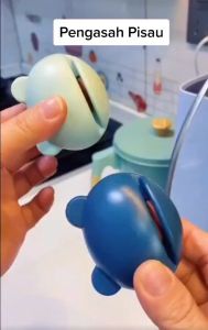 Gratis Ongkir - Pengasah Pisau Portabel / Sharpener Import / Alat Pengasah Pisau Praktis