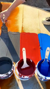 DAVOKO Anti Rust Paint for Metal Steel tile Wood Cement 1200G Special for red paint floor