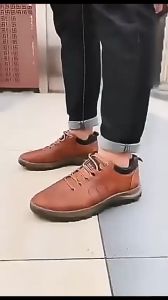 Sepatu Hiking Pria Outdoor Casual Import Kulit Fashion Pria Terbaru CS - 023