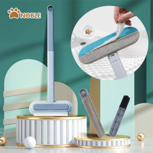 3 in 1 Pet Hair Remover Brush Long Handle Window Cleaning Brush Pet Fur Cleaning Tool Manual Cat Dog Hair Remover Brush