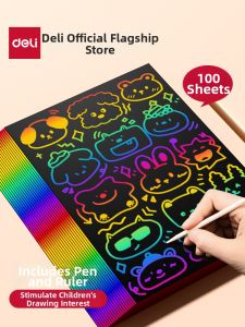deli | Colorful Art Scraping Paper DIY