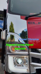 Isuzu NLR NPR Pro Facelift 2021 Signal Corner Panel Garnish Isuzu Chrome Accessories