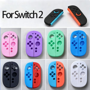 1Set Silicone Soft Case Hand Grip Shell Protective Cover For Switch 2 Joy-Con Controller Handgrip Full Protector Skin Cover