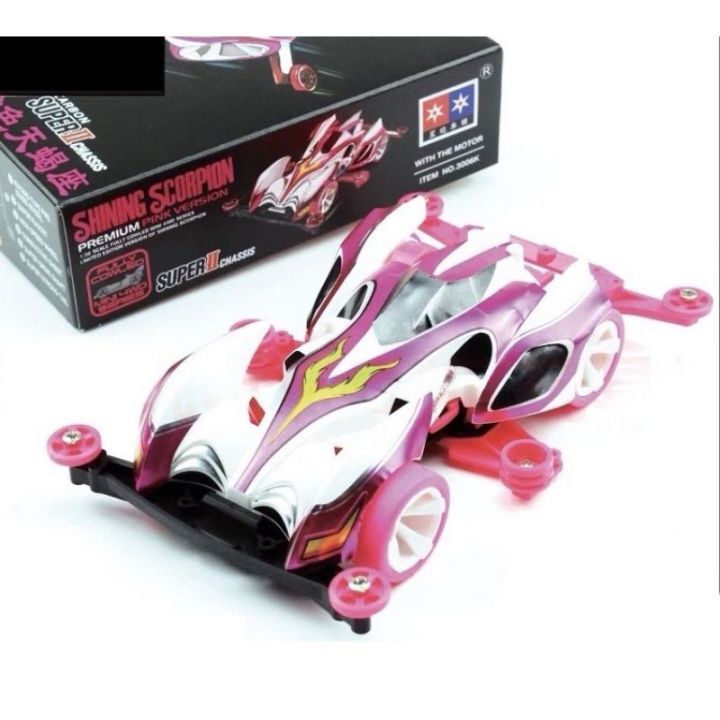 Tamiya mini 4wd da xing shining scorpion pink special super
