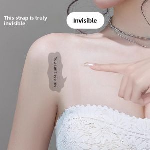 MONLEYTA | Transparent Non-Slip Invisible Wide Strap Bra Accessories For Women Comfortable Underwear Straps Can Be Exposed Pure Color