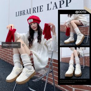 Josiny | Thick Sole Silver Ballet Casual Trainer