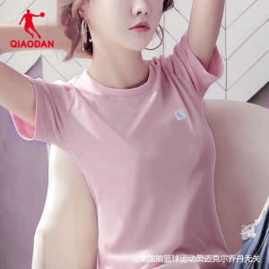  Womens Short Sleeve T-Shirt Knitted Sporty Half Sleeve round Neck Loose Fit Summer New Style Breathable Moisture Wicking