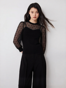 Vero Moda | Áo Sweater Tay Ba Phân Chi Tiết Ren Giảm Giá Mùa Thu