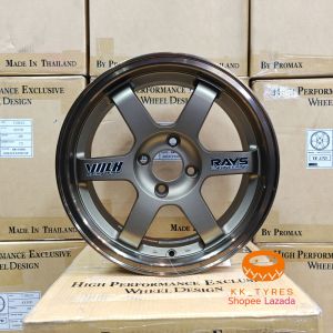 New Sport Rim 15inch Promax Wheels TE37 15X7JJ ET28 4H100 Old Gold