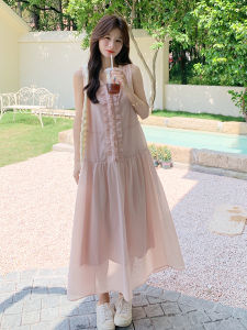 YINLUOYA | Summer New Style Womens Casual White Dress Midi Skirt Non-repeating Design Commute Korean Style Pleated A-line Skirt