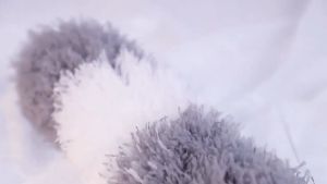 2.8M Microfiber Feather Duster Extendable Duster with Long Pole Bendable Head & Long Handle Dusters for Cleaning Ceiling Fan