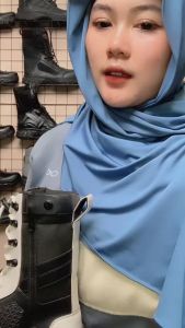 Sepatu PDL TNI Polri Brimob Security Satpam Model Boa Provos Kulit SintetisVMESTE