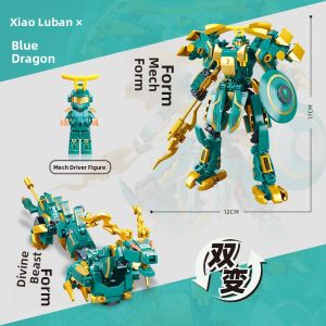 Sluban | Shan Hai Jing Themed Transformers Rujia and Baihu Childrens Building Toy