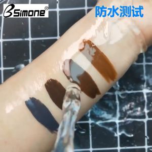 Feathery Eyebrow Enhancers Long-lasting Waterproof Air Cushion Dye Eye Brows Gel Brown Tinted With Brush Liquid Eyebrows