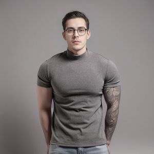 Thick Warmth Breathable Elastic Mens T-Shirt