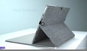 เคสพับฝาเป็นฐานผ้าฝ้ายสำหรับ Microsoft Surface Pro 11 10 9 8 7Plus 6 5 4 X Go 1 2 3 4ปลอกแท็บเบล็ต