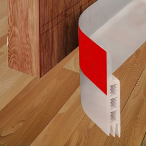 39inch Door Bottom Seal Strip Weatherstripping Under Door Draft Stopper Noise Blocker Silicone Sweeper Insulator for Gap Seal