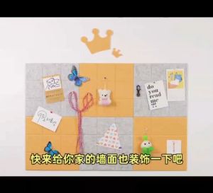 Felt Letter Note Board Message Memo Notice Board Nordic Style Photo Commemorative Wall Sticker Home Wall Decor