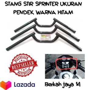 STANG SPRINTER YAMAHA HONDA STIR UKURAN PENDEK WARNA CHROME PUTIH HITAM BAHAN BESI TEBAL HARGA MURAH BARANG BERKUALITAS PROMO DISKON TERLARIS
