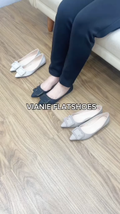 Viditi Vianie Flat Shoes | Sepatu Import Wanita | Kerja | Kuliah | Kantor | Lepes