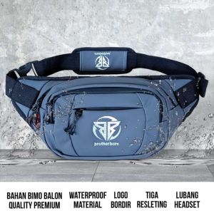 Tas Waistbag Tas Pinggang Slempang Pria Selempang Distro Westbag Kasual Keren Tas Bahu