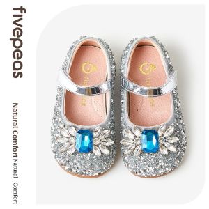 FIVEPEAS | Princess Shoes Soft Sole Silver