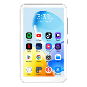 Famue | Portable Andriod WiFi MP3 Player with Play Store AccessSpotify Premium Ready4"HD DisplayIdeal for Gym&Outdoor Activites