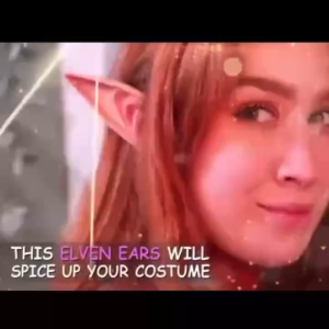 BINLU 1Pair Elf Ears Cosplay Fake Elf Ears For Women Elf Ear Suitable For Elf Ears For Kids Fairy Ears For Kids Elf Costume For Kids & Adult Men Fairy Costume For Adults Costumes Characters For Kids & Halloween Party Decors Hallooween Decoration