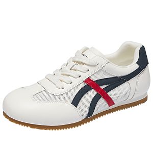 Daphne | Flat Training Style Breathable Casual White Shoes