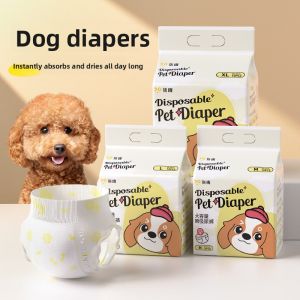MONLEYTA | Dog Diapers Disposable Training Pads For Female Dogs In Heat Puppy Training Pants Pet Sanitary Pads Absorbent Comfortable Fit