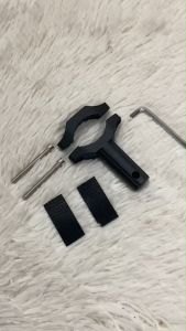 ขาจับโช๊ค ขนาด 2-5.5CM  ขายึดสปอร์ตไลท์  ขาจับไฟ ขาจับไฟสปอร์ตไลท์  แบบจับโช๊ค  (0122)