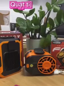 Quạt Mini Đeo Hông F83 | Máy Lạnh Cá Nhân | Sạc Dự Phòng | Đèn Pin Tiện Dụng | 10 Mức Gió Cực Mát