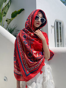 Khăn Choàng Cổ Mỏng Đa Năng Phong Cách Hàn Quốc Mùa Xuân Thu Chống Nắng Du Lịch Thời Trang Cổ Điển Che Nắng Cho Nữ