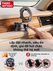 HELLOLEIBOO | Magnetic Phone Holder Vac-suction Mount