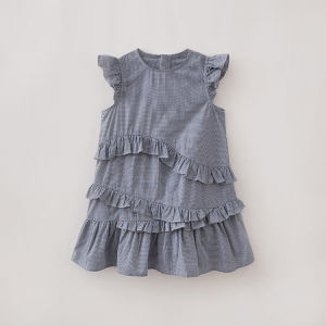 Marc&Janie | Retro Check Lace Girls Dress