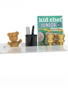 Acrylic Bathroom Storage Shelf No Drilling Creative Wall Mounted Toilet Organizing Rack Bathroom Wall Gap Shelf Organizer