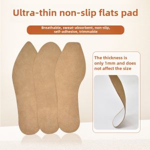 แผ่นรองรองเท้าส้นสูงแบบบางเฉียบ กันลื่น ดูดซับเหงื่อ หนังแท้ หัวแหลม แผ่นรองเท้าส้นสูงแบบติดได้ด้วยตัวเอง เสื้อผ้าแฟชั่นฤดูใบไม้ร่วง 2019