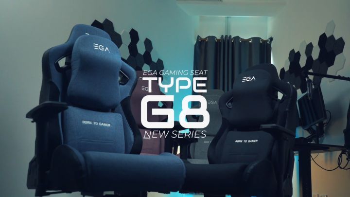 [ของแท้][ประกันศูนย์ 3 ปี] EGA TYPE G8 เก้าอี้เกมมิ่ง ไซส์ใหญ่ ผ้าระบาย ...