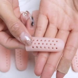14 Cái/bộ Silicone Ngón Tay Bảo Vệ Ngón Tay Cái Và Đầu Ngón Tay Viêm Khớp Nứt Nẻ Mụn Nước Callus Hangnail Giảm Đau Tay Dụng Cụ Chăm Sóc Chân