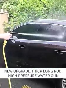 Selang Air Semprotan Cuci Motor Mobil Siram Taman Benang Hijau 1/2" Anti Lumut 2 mm + Watergun Nozzle Pistol Tembakan Selang Air Anti Tekuk Garden Hose