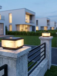 VINCAN | Solar Outdoor Waterproof Pillar Light