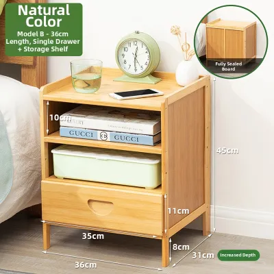 Minimalist Bedside Table Storage