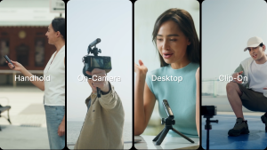 BOYA Magic Transformable Wireless Microphone AI Noise Cancelling Mic Lapel Mic Mini Microphone for Vlogging Android iPhone PC DSLR