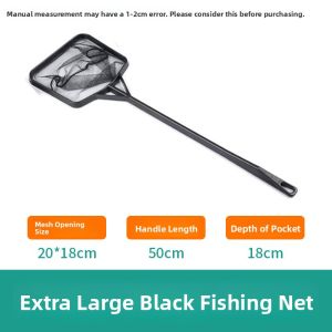 MONLEYTA | Aluminum Alloy Fishing Net Handheld Extendable Aquarium Goldfish Sucker Net Long Handle Reaching Tool For Fish Lovers