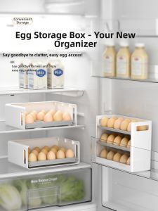 MRUN | Recommended Organizer Refrigerator Egg Storage Tray Two Use