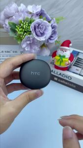 HTC | HTC NE96 Wireless Headphones Low Latency Bluetooth Earphones 3g Ultra-Lightweight Soft Sleep Friendly TWS Sports In-Ear Earbuds